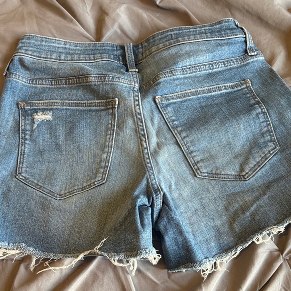 Universal Thread Distressed Blue Jean Shorts - Picture 3 of 8